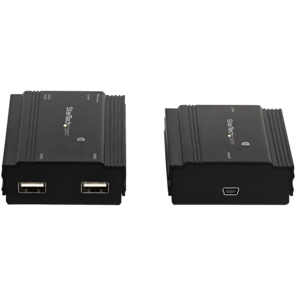 StarTech.com 4-Port USB 2.0 Extender Hub over Single CAT5e/CAT6 Ethernet Kabel (RJ45) - 100m - USB Extender Hub Adapter Kit - Me - Afbeelding 5