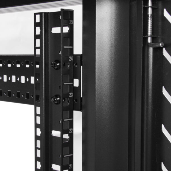 StarTech.com 4 Post 32U Netwerkkast, Vergrendelbare 19" Patchkast voor Computer / AV / IT / Data Apparatuur, Server Rack voor Bu - Afbeelding 4