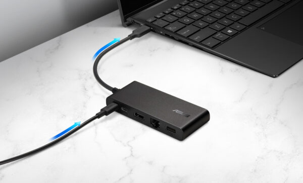ASUS Dual 4K USB-C Dock DC201 Bedraad USB 3.2 Gen 2 (3.1 Gen 2) Type-C Zwart - Afbeelding 5