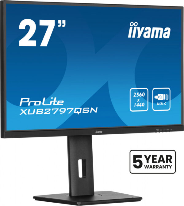 iiyama ProLite XUB2797QSN-B2 computer monitor 68,6 cm (27") 2560 x 1440 Pixels 2K Ultra HD LED Zwart - Afbeelding 13