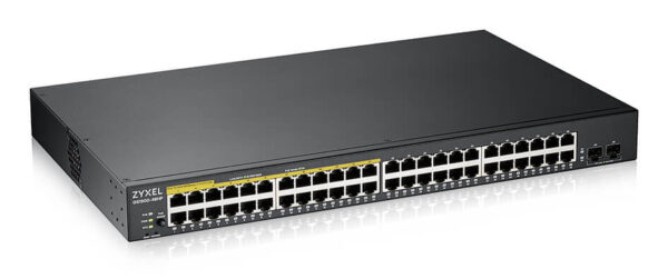 Zyxel GS1900-48HPv2 Managed L2 Gigabit Ethernet (10/100/1000) Power over Ethernet (PoE) Zwart - Afbeelding 2