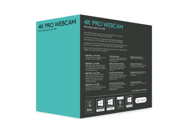 Logitech BRIO ULTRA HD PRO BUSINESS WEBCAM - Afbeelding 6