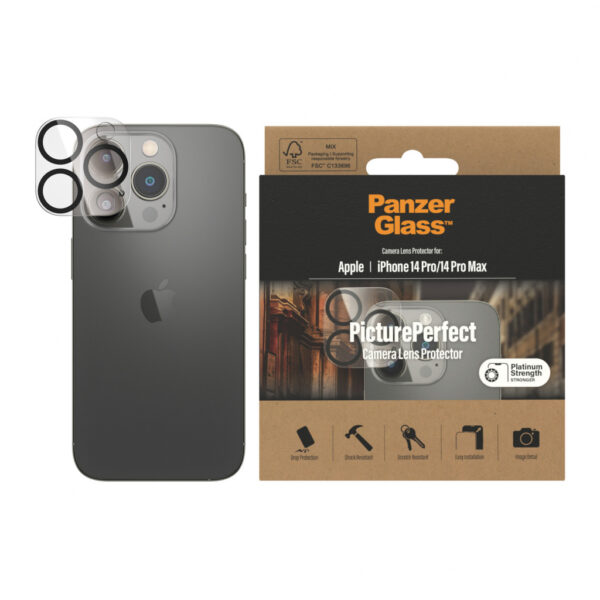 Panzerglass Gehard Glas Camera Protector Apple iPhone 14 Pro/14 Pro Max - Afbeelding 2