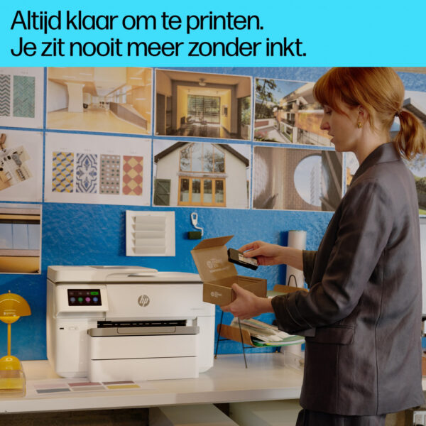 HP OfficeJet Pro 9730e Draadloos All-in-One Kleur Printer, Instant Ink; Dubbelzijdig printen - Afbeelding 2