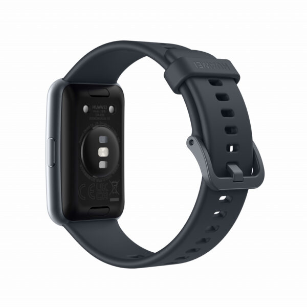 Huawei Watch Fit SE Zwarte Siliconenband - Afbeelding 3