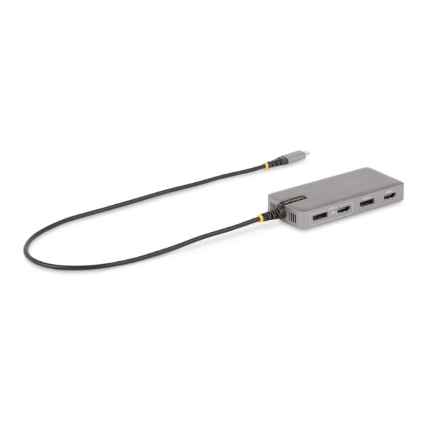 StarTech.com USB-C Triple Monitor Multiport Adapter, Dual 4K 60Hz + 4K 30Hz HDMI & DisplayPort, 3-Port USB Hub, 10Gbps, 100W PD - Afbeelding 2