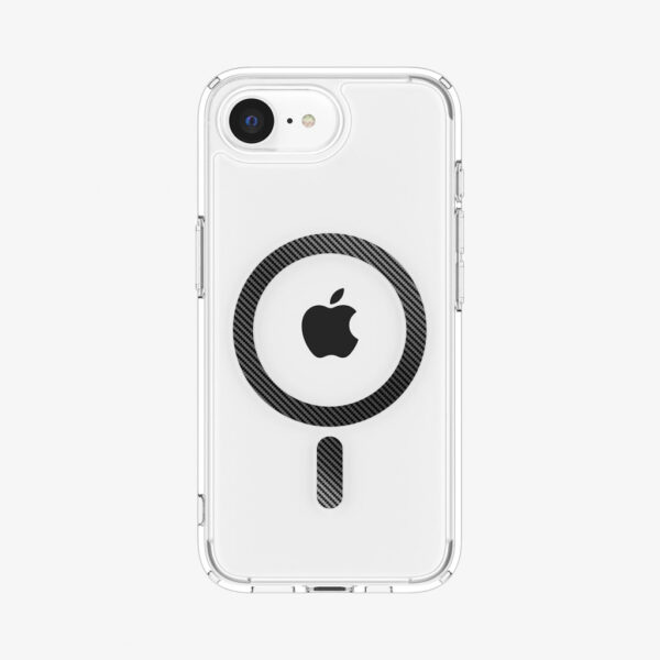 Spigen Ultra Hybrid (MagFit) mobiele telefoon behuizingen 15,5 cm (6.1") Hoes Koolstof, Transparant