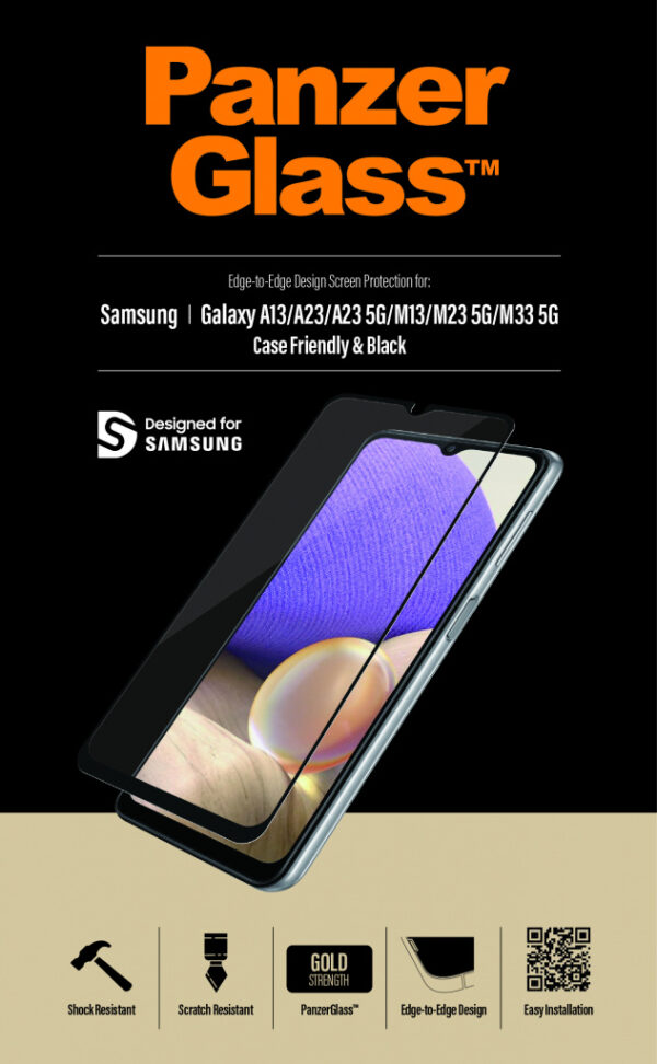 PanzerGlass Gehard Glas Clear Screenprotector Samsung Galaxy A13 4G/A13 5G/M23 5G/M33 5G - Afbeelding 9