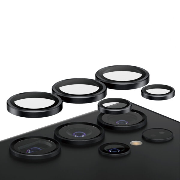 PanzerGlass ® Hoops® Black Camera Lens Protector Samsung Galaxy S24 Ultra Doorzichtige schermbeschermer 1 stuk(s)