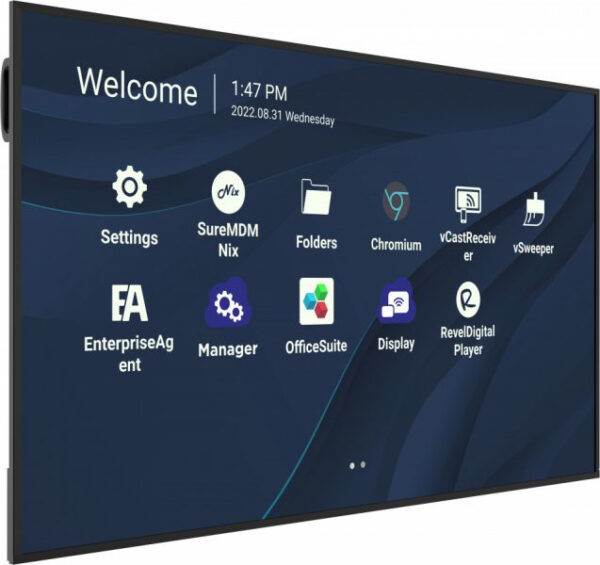 Viewsonic CDE7530 beeldkrant 190,5 cm (75") Wifi 450 cd/m² 4K Ultra HD Zwart Type processor Android 11 - Afbeelding 2