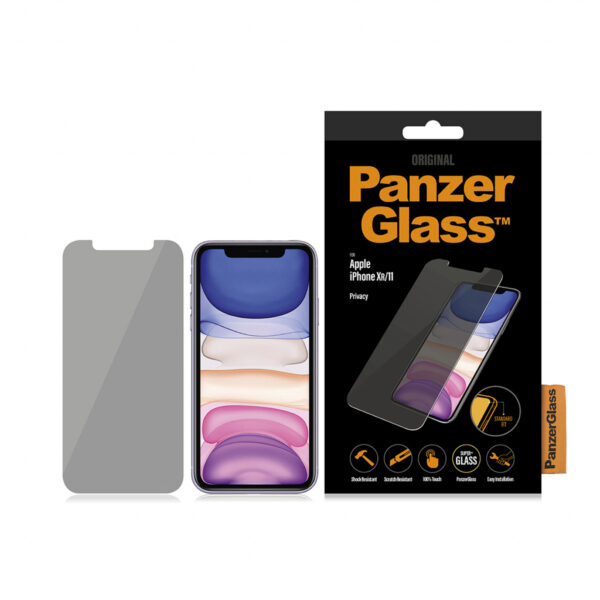 PanzerGlass ® Privacy Screen Protector iPhone 11 | XR | Standard Fit Doorzichtige schermbeschermer Apple 1 stuk(s)