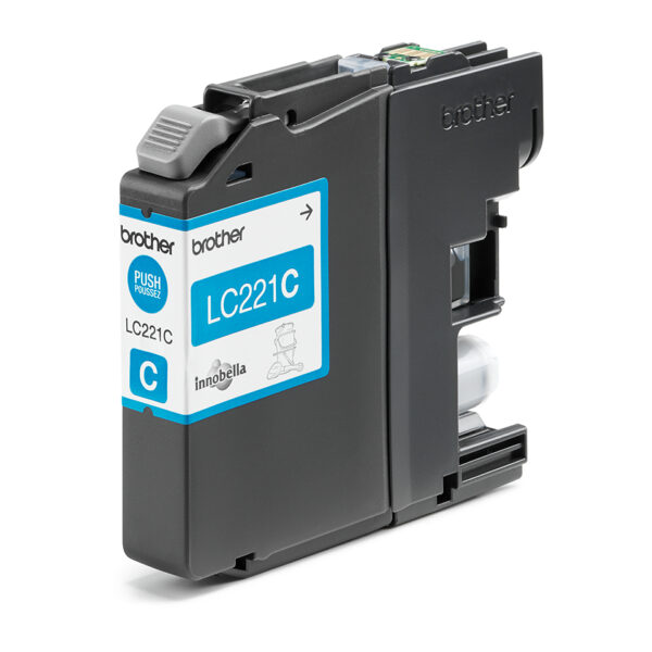 Brother LC221C inktcartridge 1 stuk(s) Origineel Cyaan - Afbeelding 2