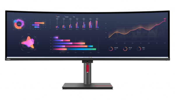 Lenovo ThinkVision P49w-30 LED display 124,5 cm (49") 5120 x 1440 Pixels DQHD Zwart - Afbeelding 2