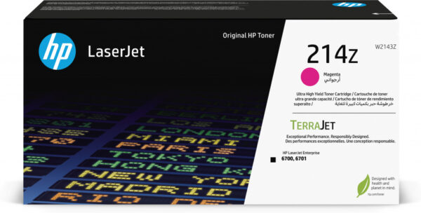 HP 214Z originele ultra high-capacity LaserJet-tonercartridge, magenta - Afbeelding 2