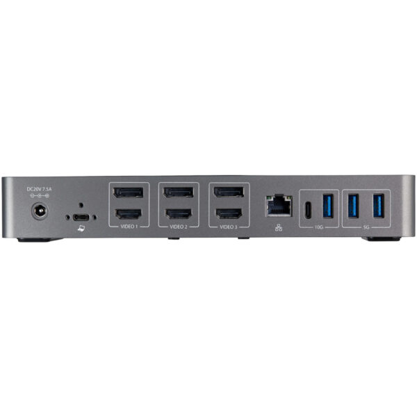StarTech.com USB-C & USB-A Dock - Hybride Universeel Triple Monitor Laptop Docking Station DisplayPort & HDMI 4K 60Hz - 85W Powe - Afbeelding 11