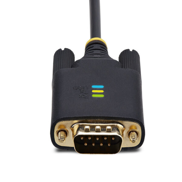 StarTech.com 1m USB naar Seriëel Adapter Kabel, COM Retention, Verwisselbare Schroeven/Moeren, USB-A naar RS232 DB9 Converter, F - Afbeelding 4