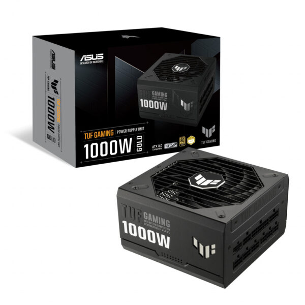 ASUS TUF Gaming 1000W Gold power supply unit 20+4 pin ATX ATX Zwart - Afbeelding 12