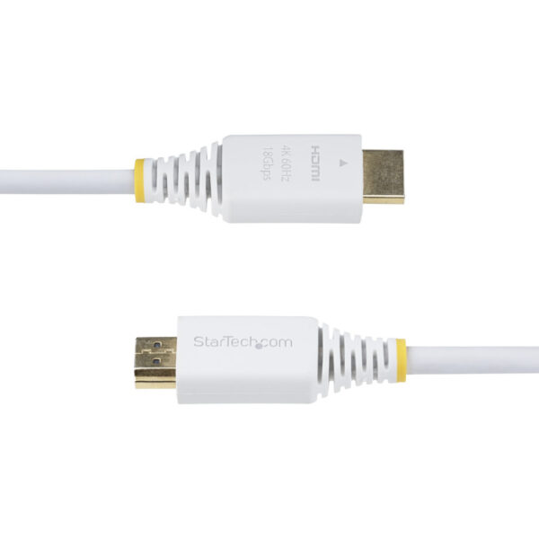 StarTech.com HDMI2-CABLE-4K60-6FW HDMI kabel 1,8 m HDMI Type A (Standaard) Wit - Afbeelding 4