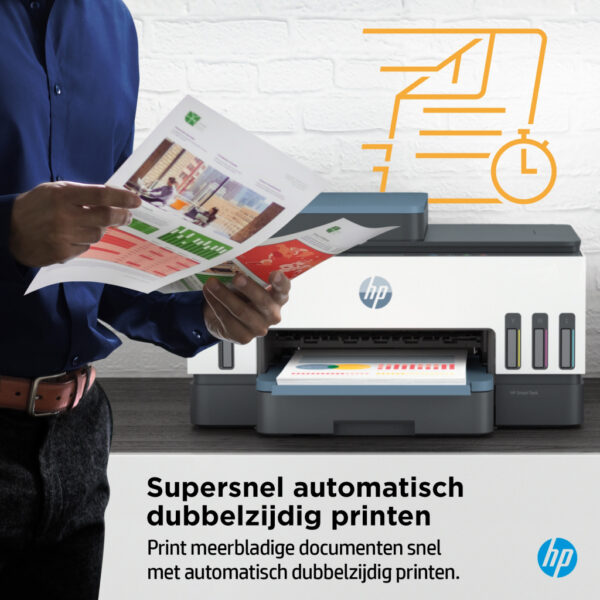 HP Smart Tank 7306 Draadloos All-in-One Kleur Printer, Dubbelzijdig printen; Kopieerapparaat, Scanner - Afbeelding 5