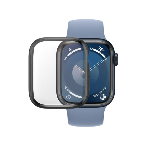 PanzerGlass ® Full Body Black w. D3O® Apple Watch Series 9 | 41mm Doorzichtige schermbeschermer 1 stuk(s)
