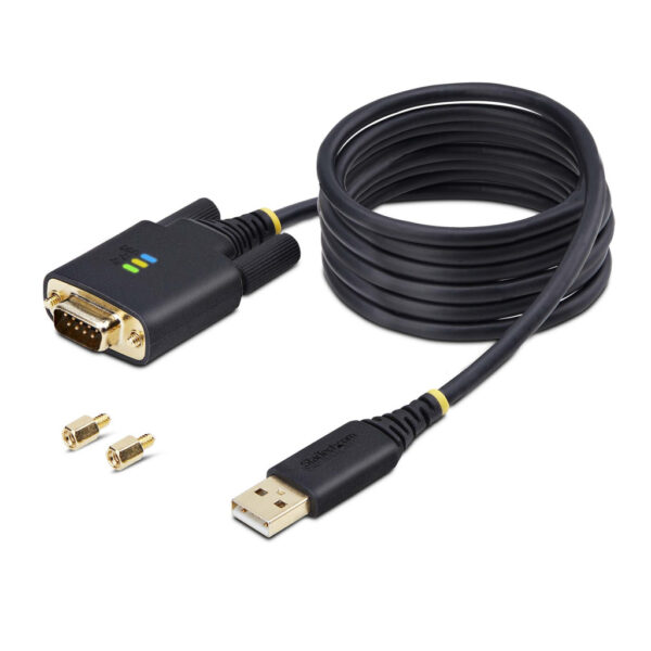 StarTech.com 2m USB naar Serieel Adapter/Converter Kabel, COM Retention, Verwisselbare DB9 Schroeven/Moeren, USB-A naar DB9 RS23 - Afbeelding 9