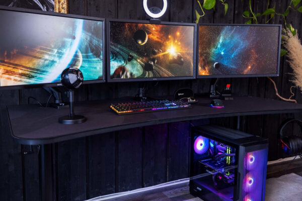 Arozzi Arena Gaming Desk Zwart, Grijs - Afbeelding 7