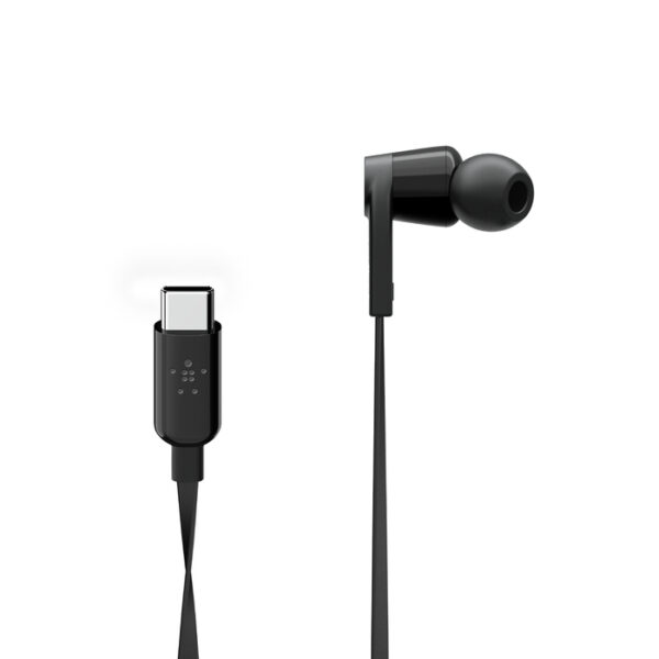 Belkin ROCKSTAR™ in-ear oordopjes met USB-C connector - Zwart - Afbeelding 4