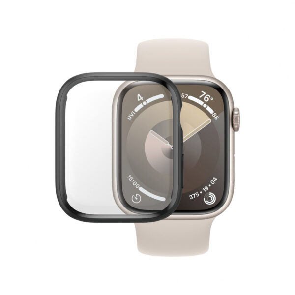 PanzerGlass ® Full Body Black w. D3O® Apple Watch Series 9 | 45mm Doorzichtige schermbeschermer 1 stuk(s)