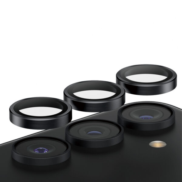 PanzerGlass ® Hoops® Black Camera Lens Protector Samsung Galaxy S24+ Doorzichtige schermbeschermer 1 stuk(s)