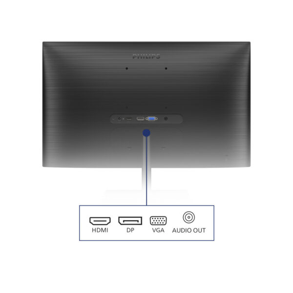 Philips E Line 245E1S/00 LED display 60,5 cm (23.8") 2560 x 1440 Pixels 2K Ultra HD LCD Zwart - Afbeelding 7