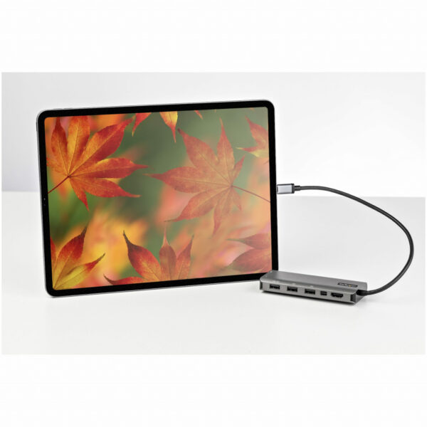 StarTech.com USB C Multiport Adapter - USB-C naar HDMI or Mini DisplayPort 4K 60Hz, 100W Power Delivery Pass-Through, 4-Port 10G - Afbeelding 8