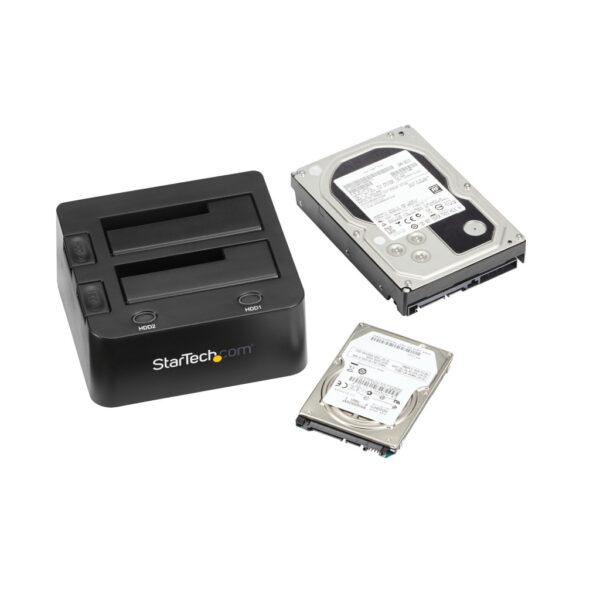 StarTech.com USB 3.0 dubbel harddisk docking station met UASP voor 2,5/3,5 inch SSD / HDD SATA 6 Gbps - Afbeelding 5