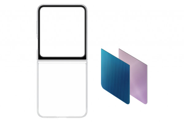 Samsung EF-ZF731CTEGWW mobiele telefoon behuizingen 17 cm (6.7") Flip case Transparant - Afbeelding 2