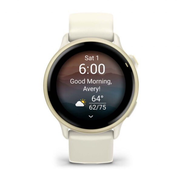 Garmin vívoactive 6 3,05 cm (1.2") AMOLED 42 mm Digitaal 390 x 390 Pixels Touchscreen Wit Wifi GPS - Afbeelding 4