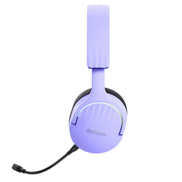 Trust GXT 491P FAYZO Headset Bedraad en draadloos Hoofdband Gamen USB Type-A Bluetooth Zwart, Paars - Afbeelding 6