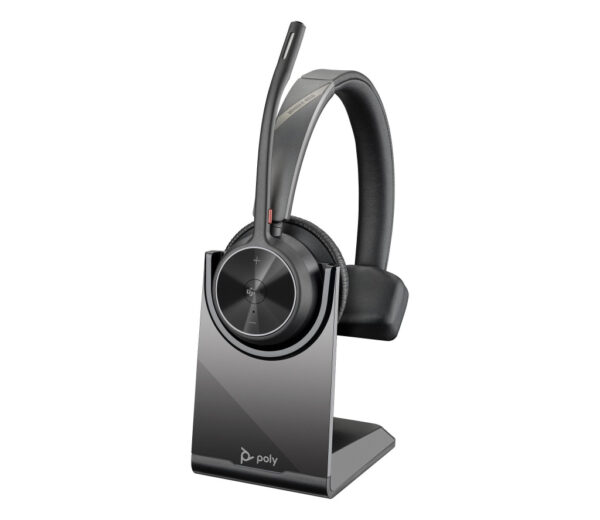 POLY Voyager 4310-M UC Headset + USB-A naar USB-C-kabel + BT700 dongle