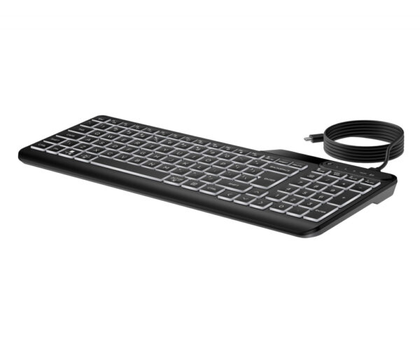 HP 400 backlit toetsenbord met kabel - Afbeelding 7