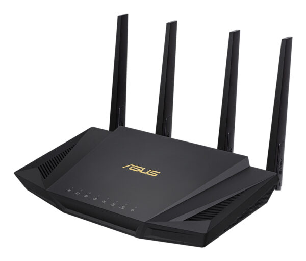 ASUS RT-AX58U draadloze router Gigabit Ethernet Dual-band (2.4 GHz / 5 GHz) Zwart - Afbeelding 3