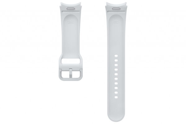 Samsung Watch Siliconen Band Zilver M/L Galaxy Watch 6 - Afbeelding 4