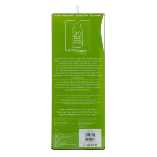 Targus Zero Waste rugzak Casual rugzak Zwart Gerecycleerd plastic - Afbeelding 21