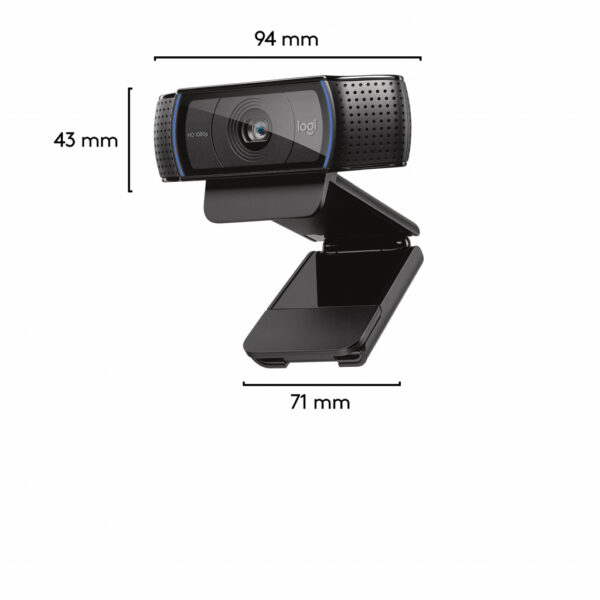 Logitech 960-001055 webcam 3 MP 1920 x 1080 Pixels USB 2.0 Zwart - Afbeelding 16