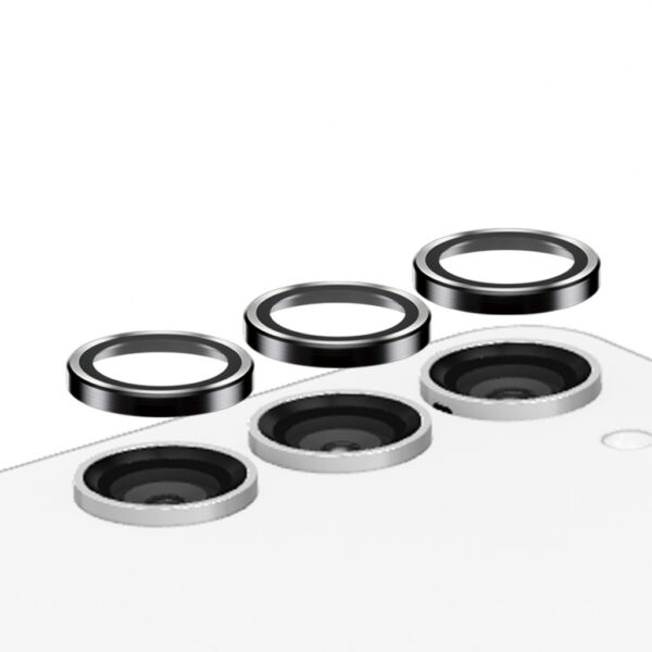 PanzerGlass ® Hoops® Black Camera Lens Protector Samsung Galaxy S23 FE Doorzichtige schermbeschermer 1 stuk(s)
