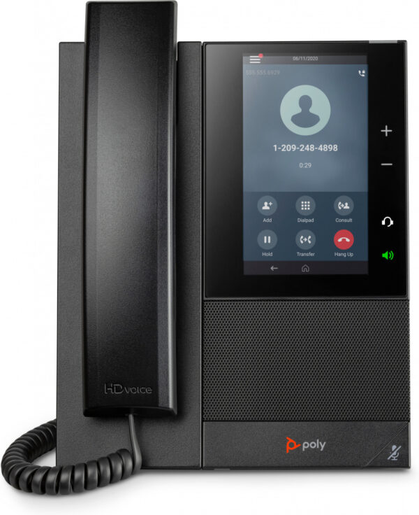 HP Poly CCX 505 Business Media Phone with Open SIP and PoE-enabled IP telefoon - Afbeelding 4