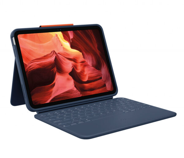 Logitech 920-011191 toetsenbord voor mobiel apparaat Smart Connector Blauw