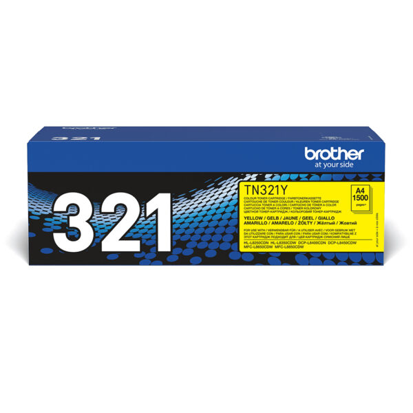 Brother TN-321Y tonercartridge 1 stuk(s) Origineel Geel