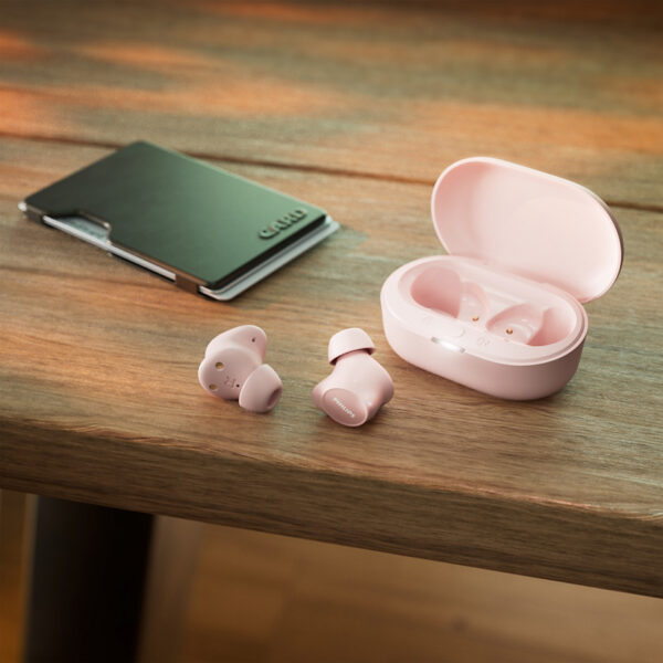 Philips TAT1209PK/00 hoofdtelefoon/headset True Wireless Stereo (TWS) In-ear Oproepen/muziek Bluetooth Roze - Afbeelding 2