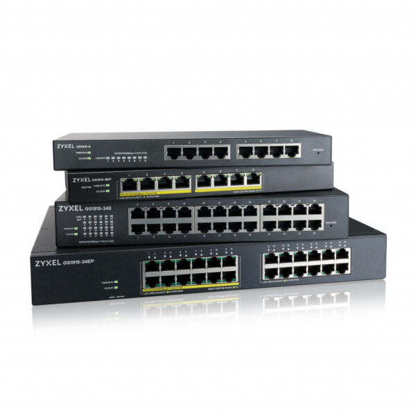 Zyxel GS1915-24EP Managed L2 Gigabit Ethernet (10/100/1000) Power over Ethernet (PoE) 1U Zwart - Afbeelding 3