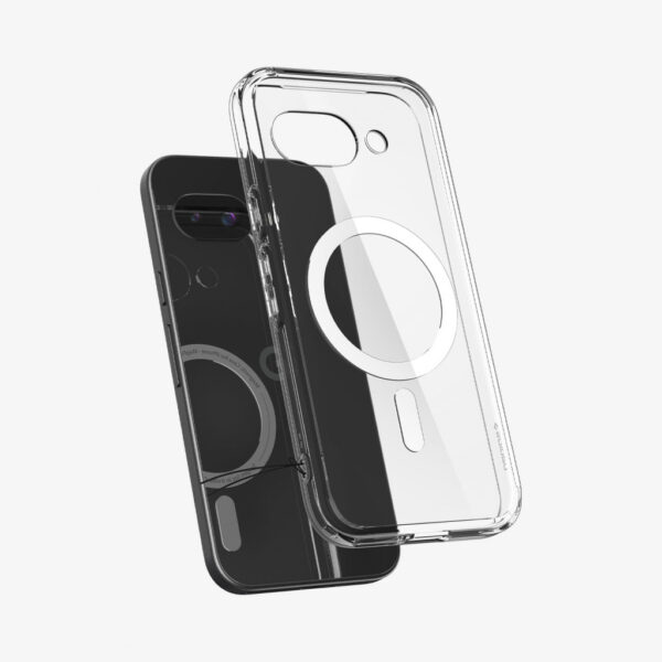 Spigen Ultra Hybrid Metal Ring (MagFit) mobiele telefoon behuizingen 16 cm (6.3") Hoes Transparant, Wit - Afbeelding 4