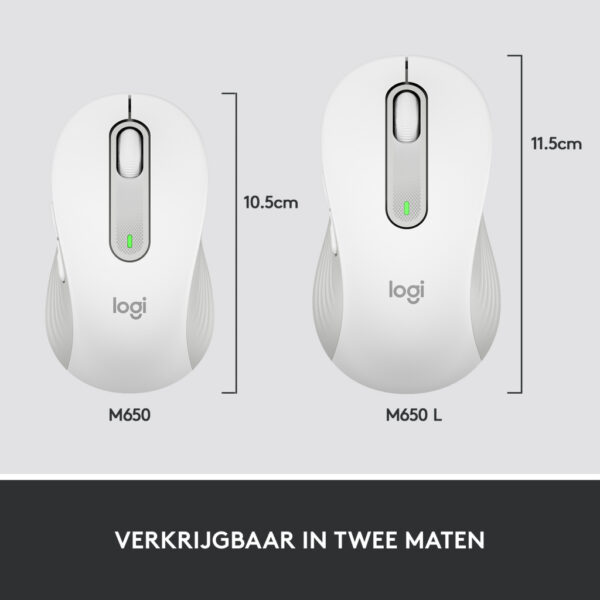 Logitech 910-006275 muis Kantoor Rechtshandig RF-draadloos + Bluetooth Optisch 4000 DPI - Afbeelding 9