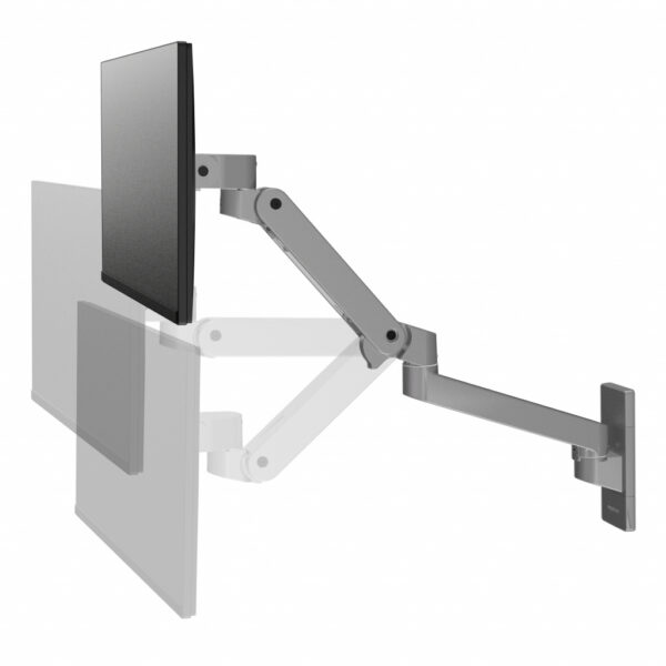 Ergotron LX Pro Series 45-683-293 flat panel bureau steun 86,4 cm (34") Muur Donkergrijs - Afbeelding 4